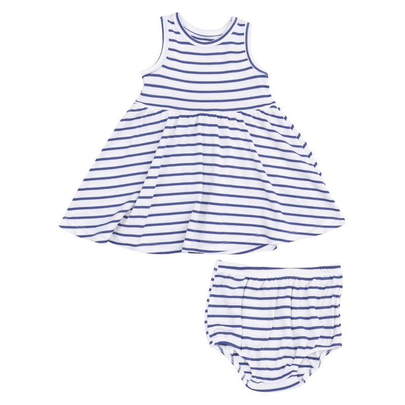 Angel Dear Stripe Vintage Navy Tank Dress