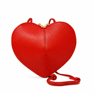 German Fuentes Handbags - Leather Crossbody Heart Bag