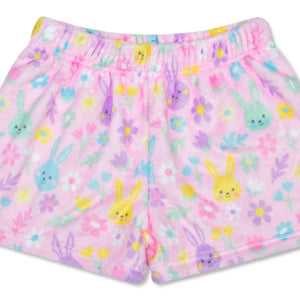iscream Plush Shorts in Bunny Bloom