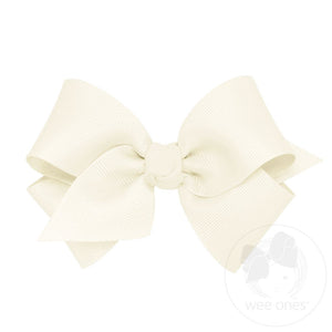 Wee Ones Small Grosgrain Bow with Knot-Multiple Colors!