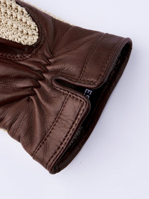 Hestra Anna Gloves in Chestnut