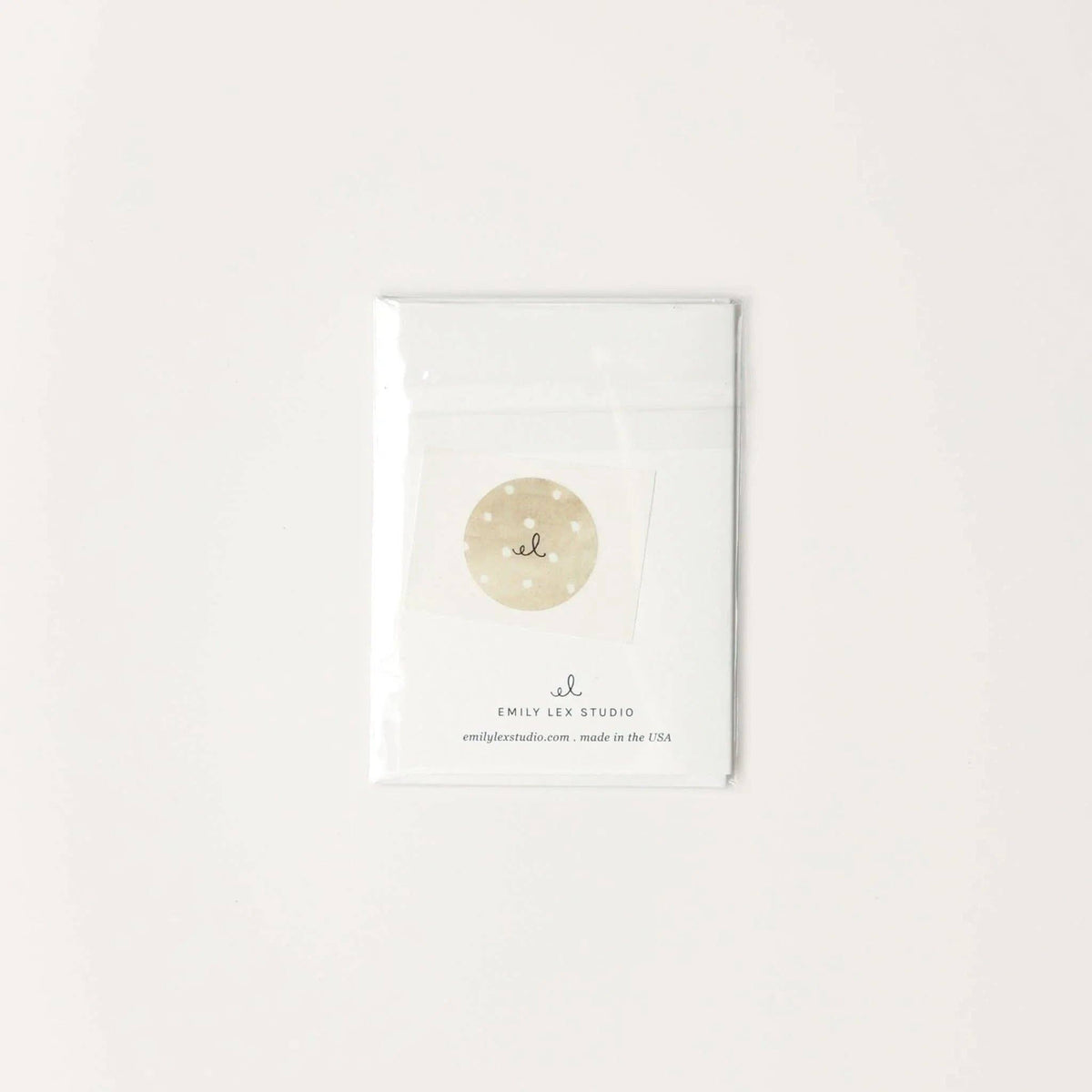 emily lex studio Peony Vase Mini Enclosure Card