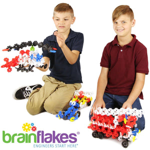 Brain Flakes Tube-Go - Wheels & Axles (8 sets)