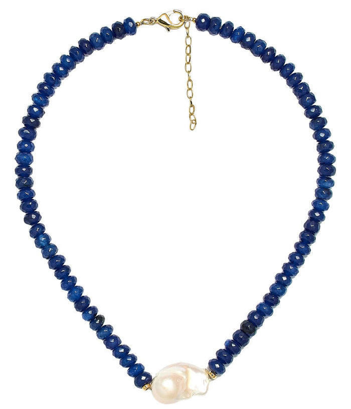 Lisi Lerch Susie Quartz Beaded Necklace with Freshwater Pearl