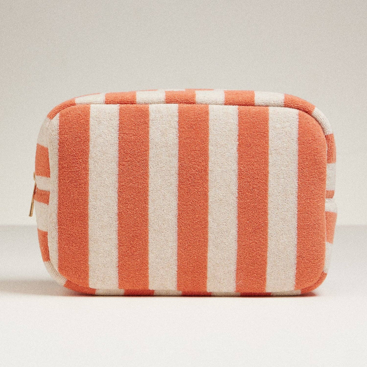 Frem Striped Terry Fabric Travel Pouch