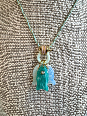 Forever Blythe Lurex Collection Three Little Fishes Necklace - Multiple Styles!