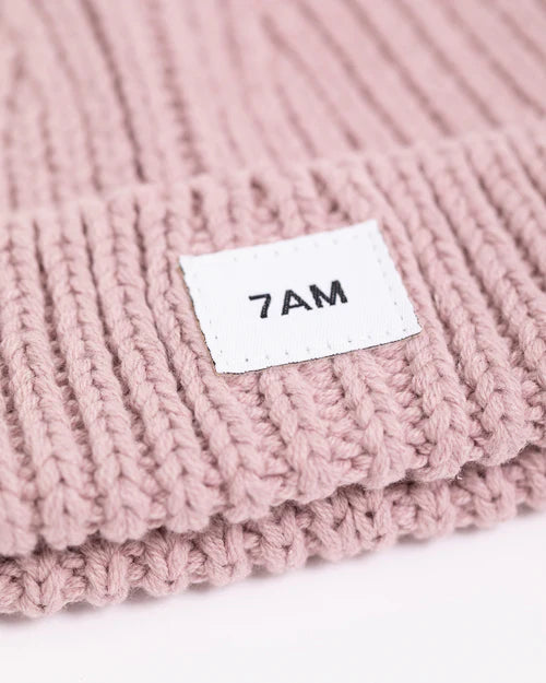 7am Enfant Chunky Beanie in Ash Rose