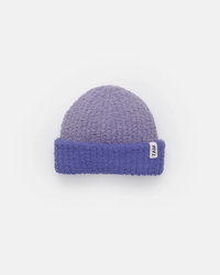 7AM Enfant Fuzzy Two-Tone Ribbed Beanie