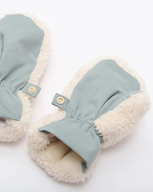 7AM Enfant Sherpa Benji Appliqué Mitten in Mirage