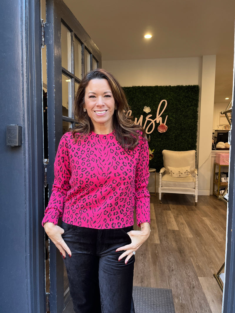 Colorush Leopard Womad Crew in Topaz Leopard