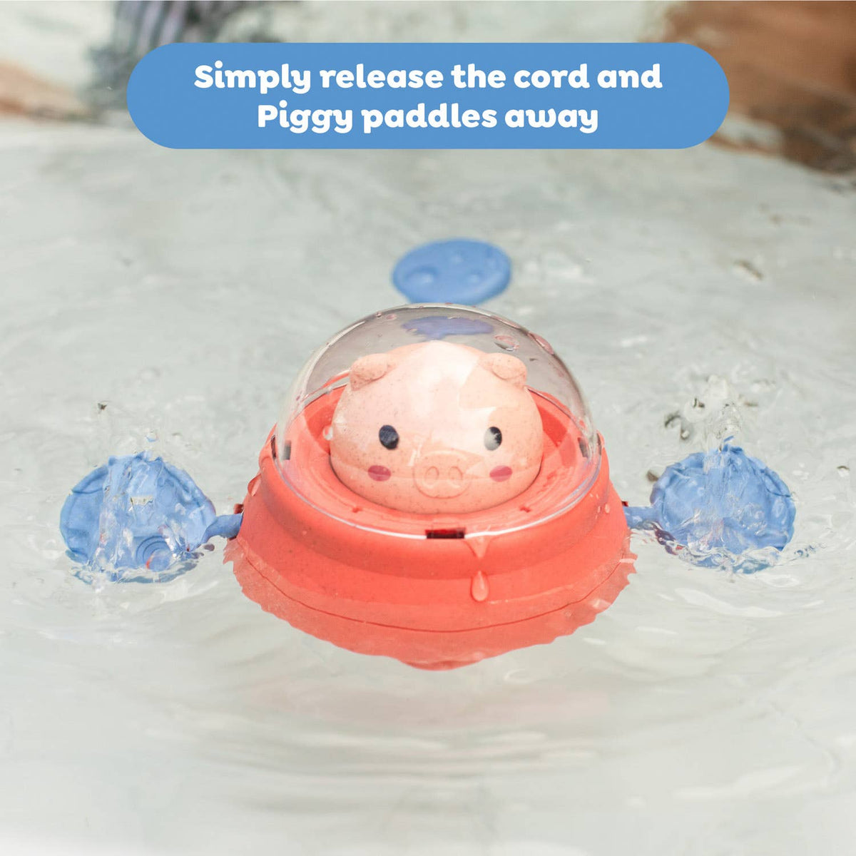 Tiger Tribe Piggy Bath Paddle Ship Space