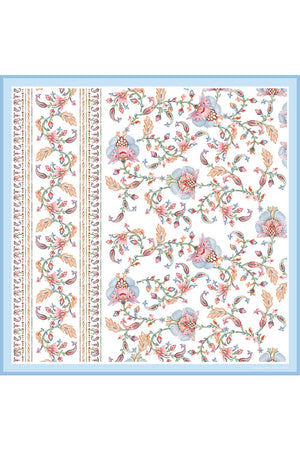 Jessie Zhao New York Baroque Blossom Double Sided Silk Scarf
