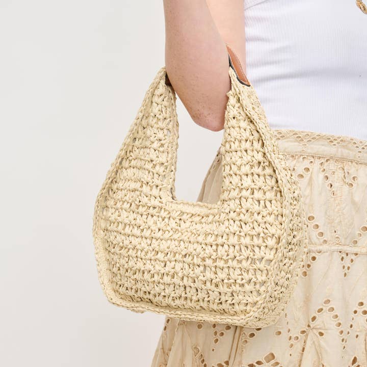 Urban Expressions Marie Hobo Bag in Ivory