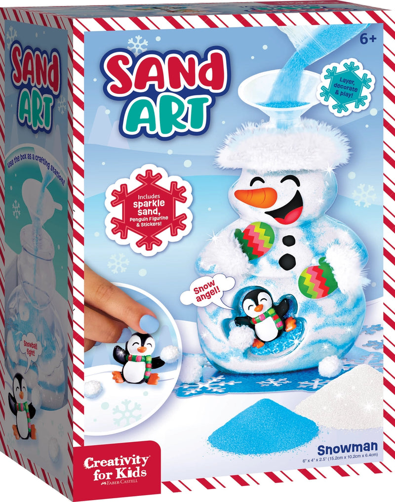 Faber-Castell Sand Art Snowman Craft Kit