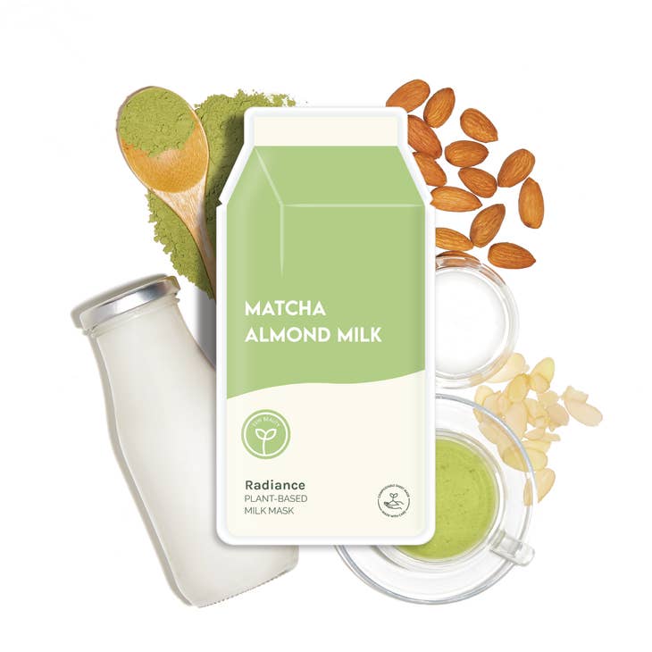 ESW Beauty Matcha Almond Milk Radiance Sheet Mask