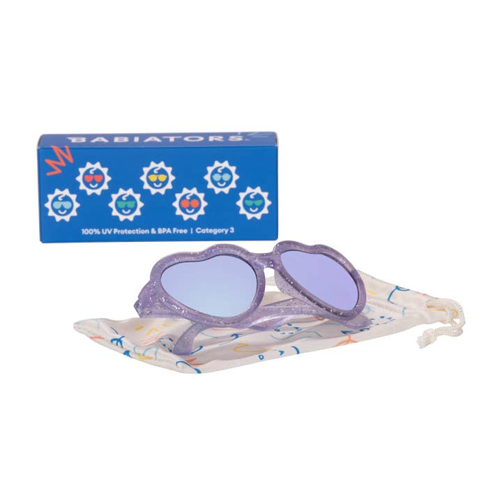 Babiators Limited Edition Hearts in Lavender Shimmer