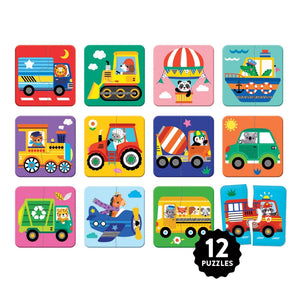 Chronicle Books My First Vehicles 2 Piece Match-up Puzzles