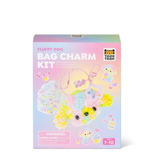 Tiger Tribe Fluffy Dog Bag Charm Kit