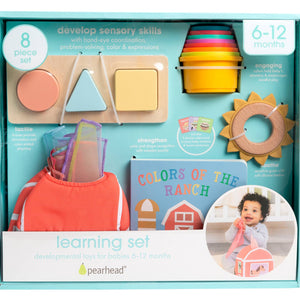 Pearhead 6-12 Months Learning Kit, Montessori Developmental Toys