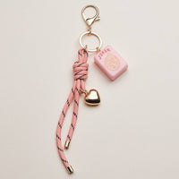 Frem Mahjong Rope and Heart Keychain/Bag Charm - Multiple Colors!