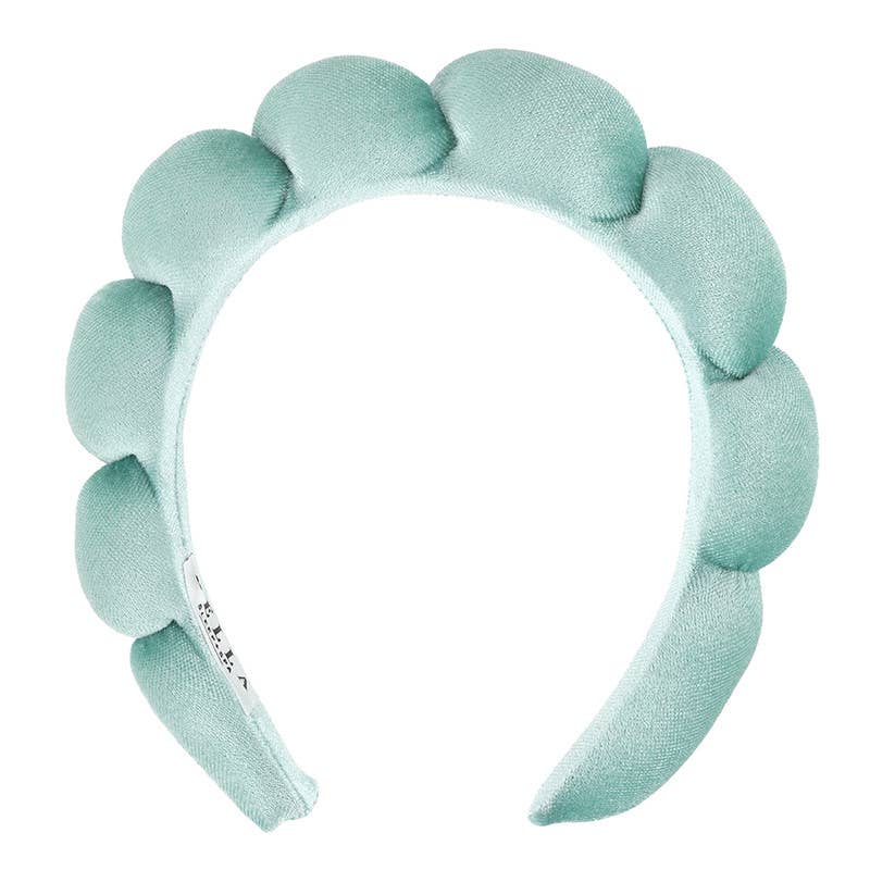 Bella Sleep Spa Plush Spa Headband in Mint