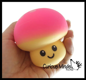 Curious Minds Toys Mushroom Squishy Squeeze Stress Ball