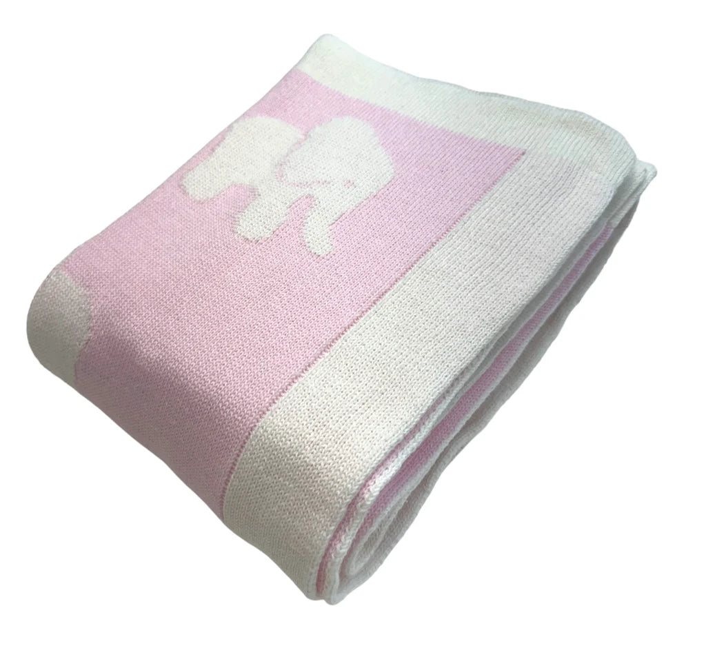 A Soft Idea Elephant Baby Blanket - Multiple Colors!