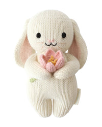 Cuddle + Kind Baby Bunny with Blooming Tulip