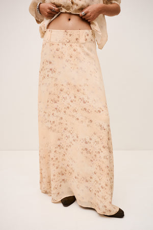 ba&sh Natallina Skirt in Ecru