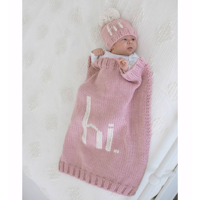 Huggalugs Handknit Baby Blanket in hi-Multiple Colors!