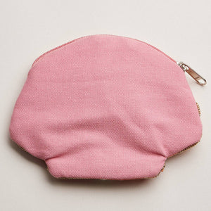 Frem Seashell Beaded Coin Purse with Pearl Accent