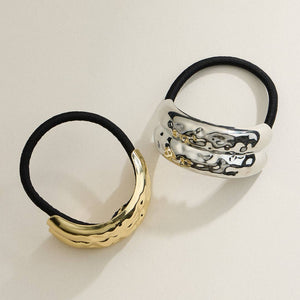 Frem NYC Hammered Double Band Hair Tie - Multiple Colors!