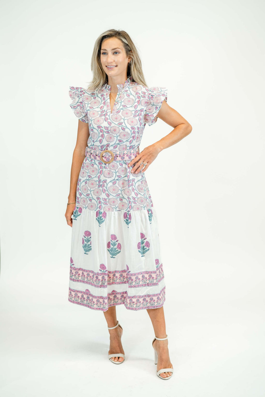 Victoria Dunn Joelle Dress in Geranium