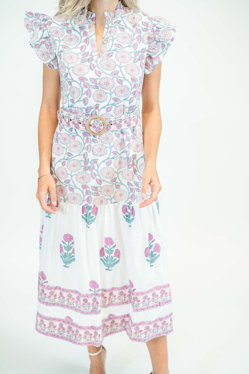 Victoria Dunn Joelle Dress in Geranium