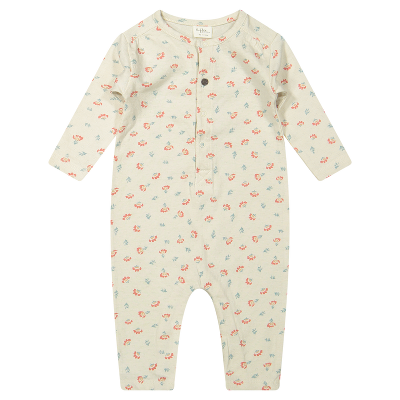 Riffle Amsterdam Romper in Cream Floral