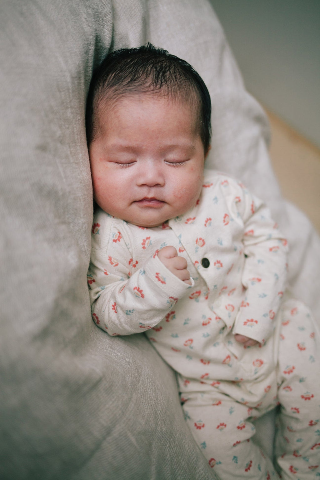 Riffle Amsterdam Romper in Cream Floral