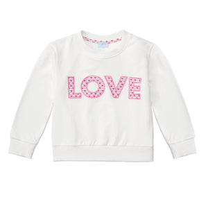 Joy Street Kids LOVE Sailor Hearts Crewneck Sweatshirt