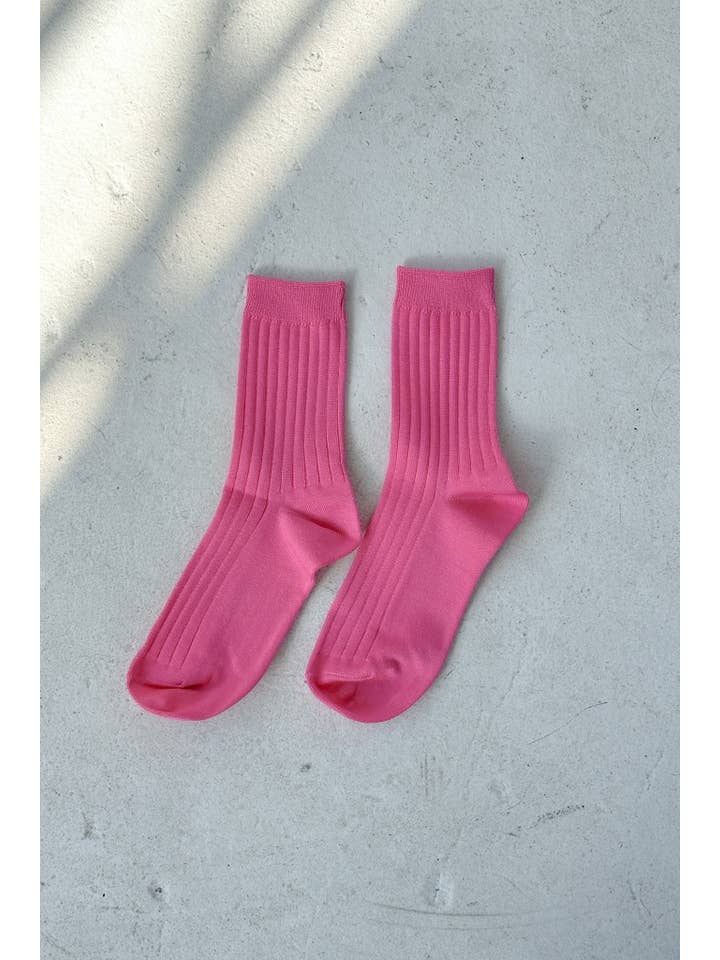 Le Bon Shoppe Her Socks Mercerized Combed Cotton Rib