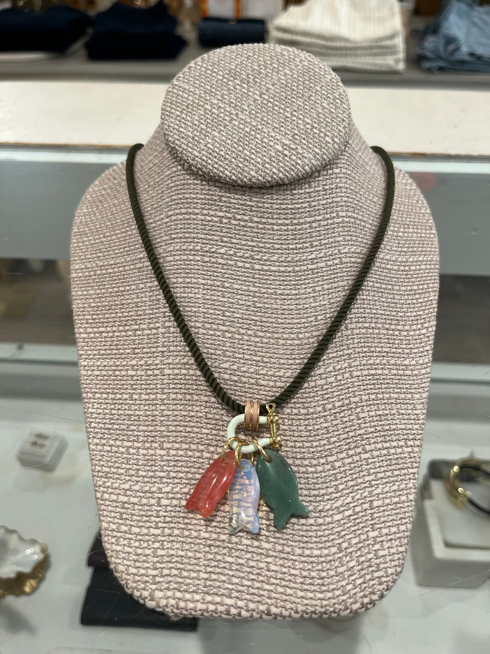 Aventurine/Rose/Opal on Olive