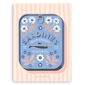 Studio Oh! Wild Caught Sardines Medium Coptic-Bound Journal