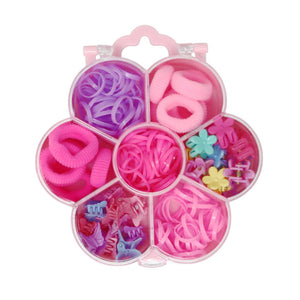 Pink Poppy Flower Hair Accessory Set