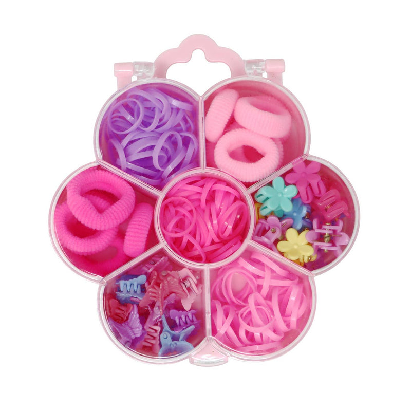 Pink Poppy Flower Hair Accessory Set