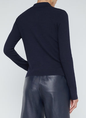 L'Agence Sterling Jewel Button Sweater in Midnight Rose