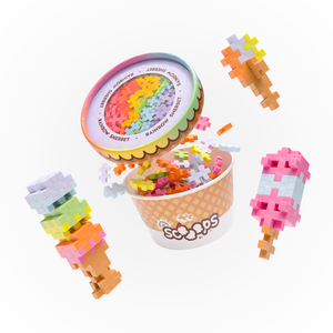 Plus-Plus USA Scooops Rainbow Sherbet Set