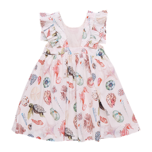 Pink Chicken Liv Dress in Watercolor Shells