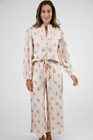 Verity Blouse | Garden Stripes
