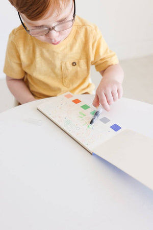 MagicPlaybook Dinosaur Watercolor Book for Kids Portable, Screen-Free Art