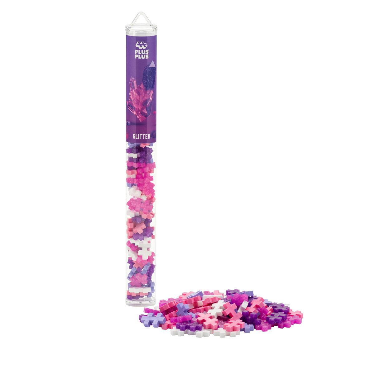 Plus-Plus 7- Piece Tube in Glitter