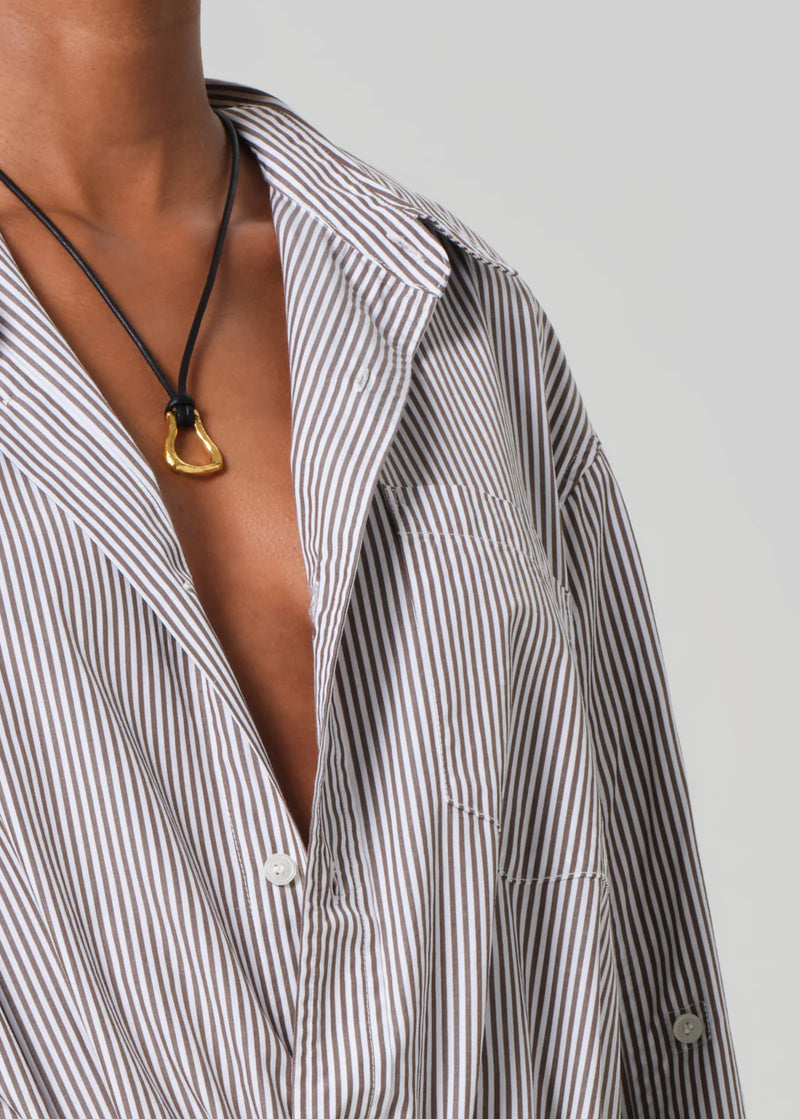 Citizens of Humanity Kayla Shirt in Desert Stripe