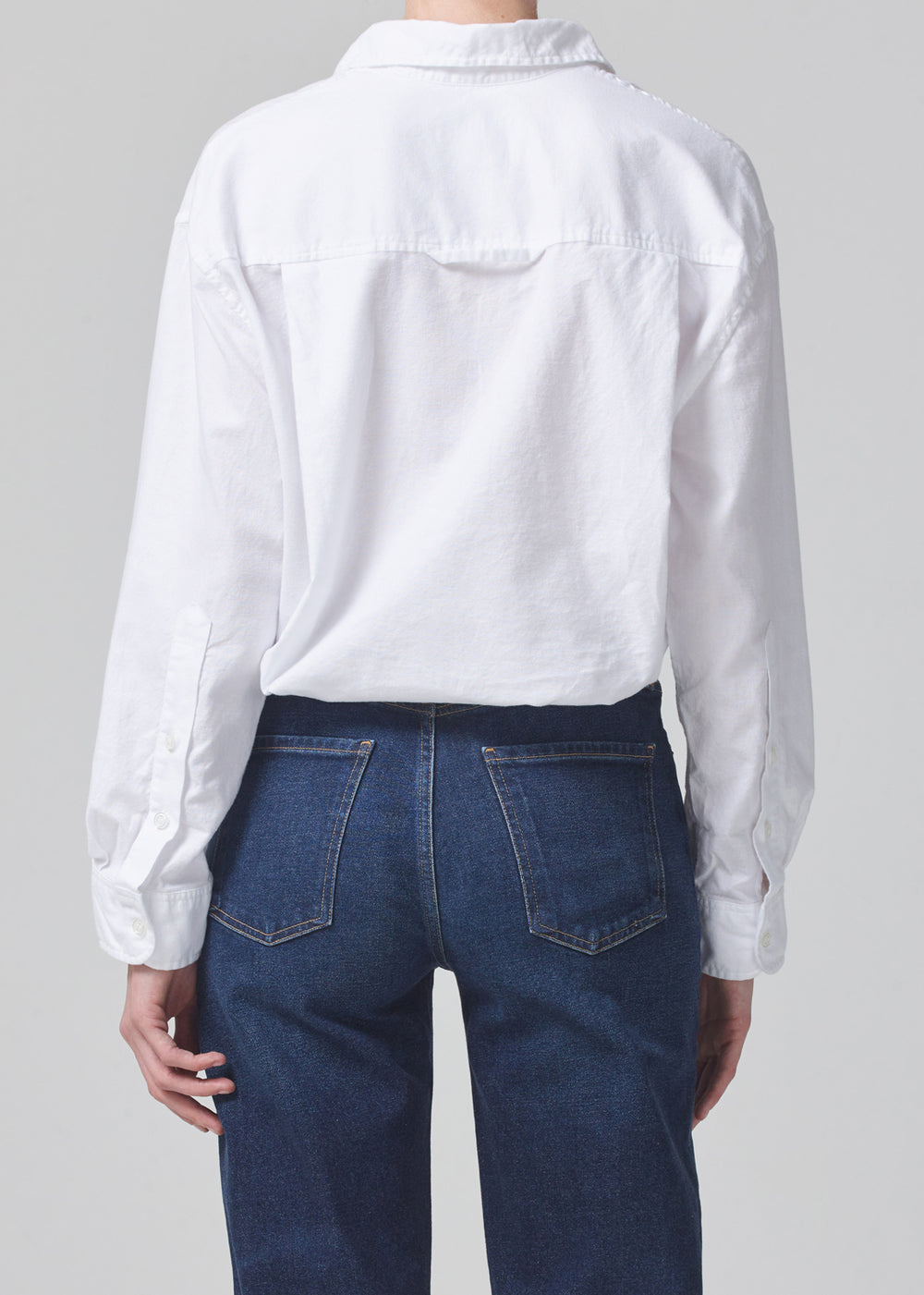 Citizens of Humanity Kayla Oxford Shirt in White
